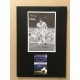 Signed card with unsigned picture of JOHN TOSHACK the LIVERPOOL footballer
